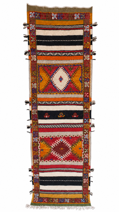Saffron Ochre Moroccan Wool Rug — Ready to Ship