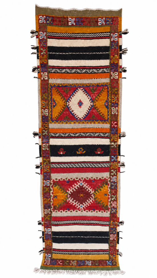 Saffron Ochre Moroccan Wool Rug — Ready to Ship