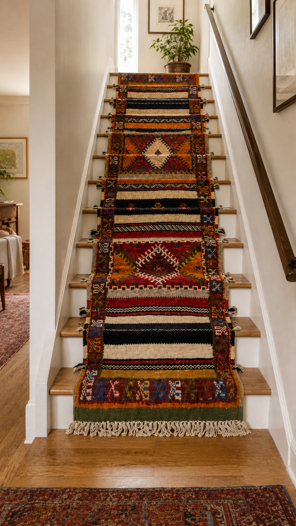 Saffron Ochre Moroccan Wool Rug — Ready to Ship