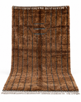 Beni Ouarain Brown & Charcoal Wool Rug – Handwoven Moroccan Rug